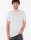 Erkek Regular Fit Bisiklet Yaka Beyaz Basic Tişört