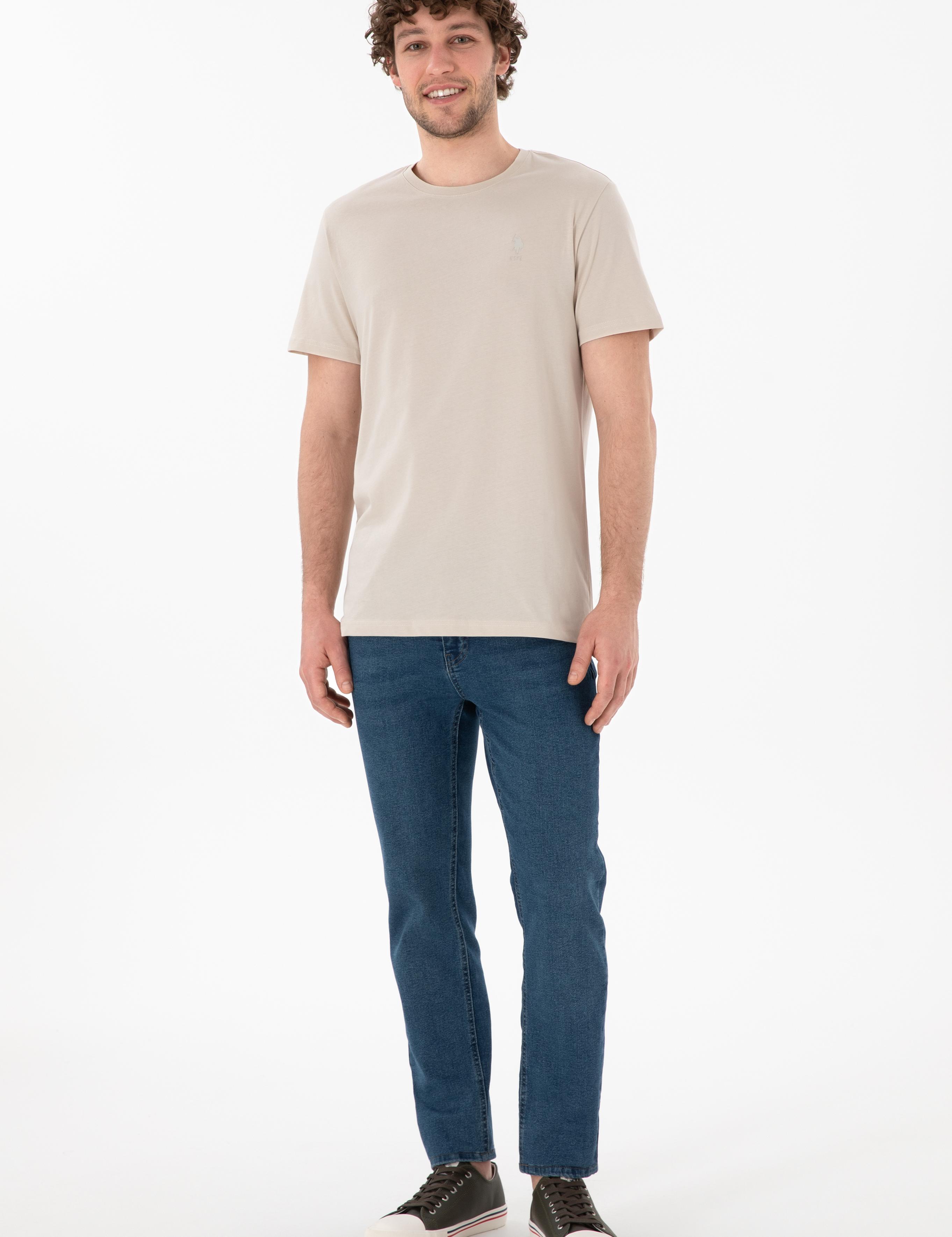 تی شرت یقه گرد آستین کوتاه رگولار یقه گرد مردانه یو اس پولو | U.S. Polo Assn. - تصویر 5