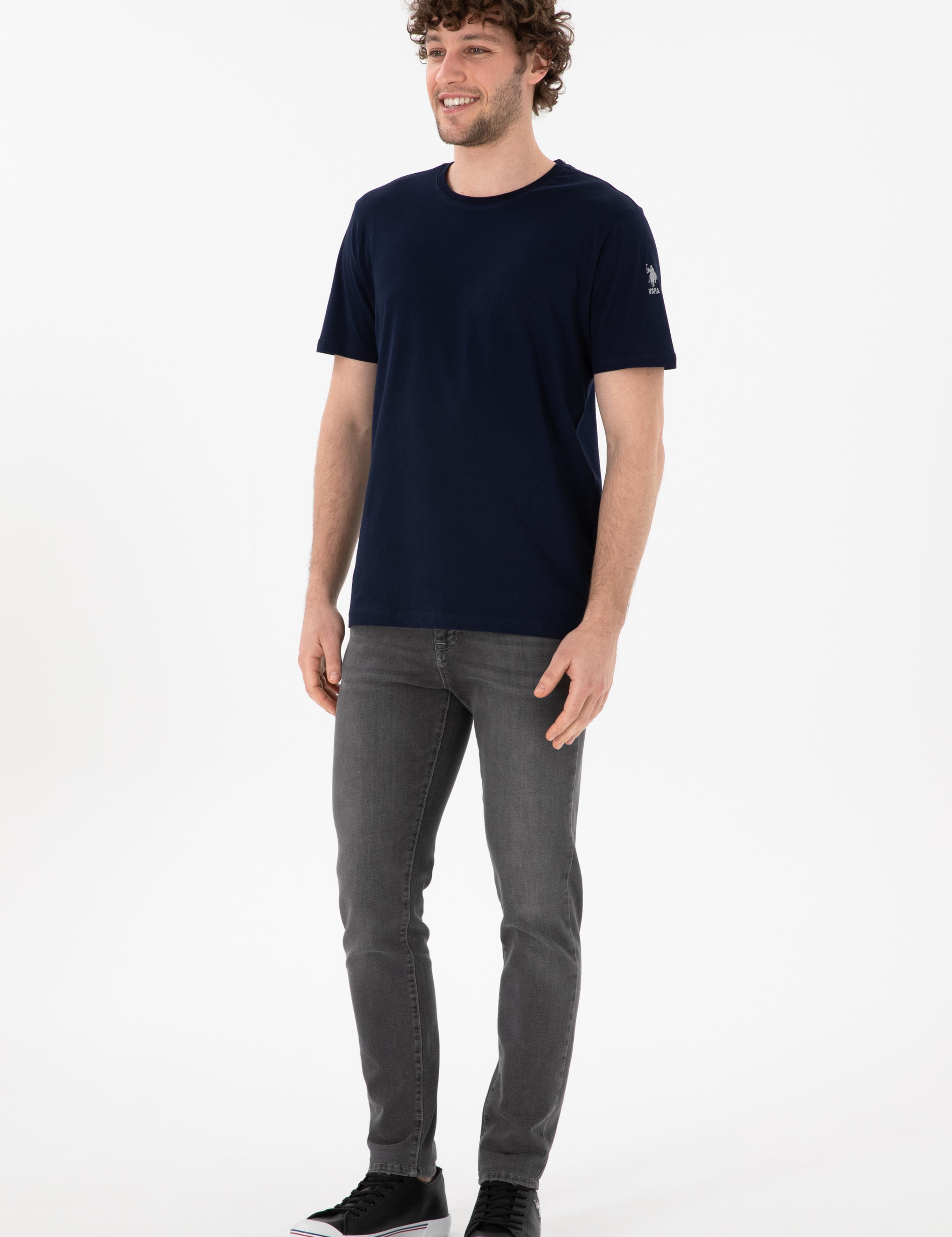 تی شرت یقه گرد آستین کوتاه رگولار یقه گرد مردانه یو اس پولو | U.S. Polo Assn. - تصویر 5
