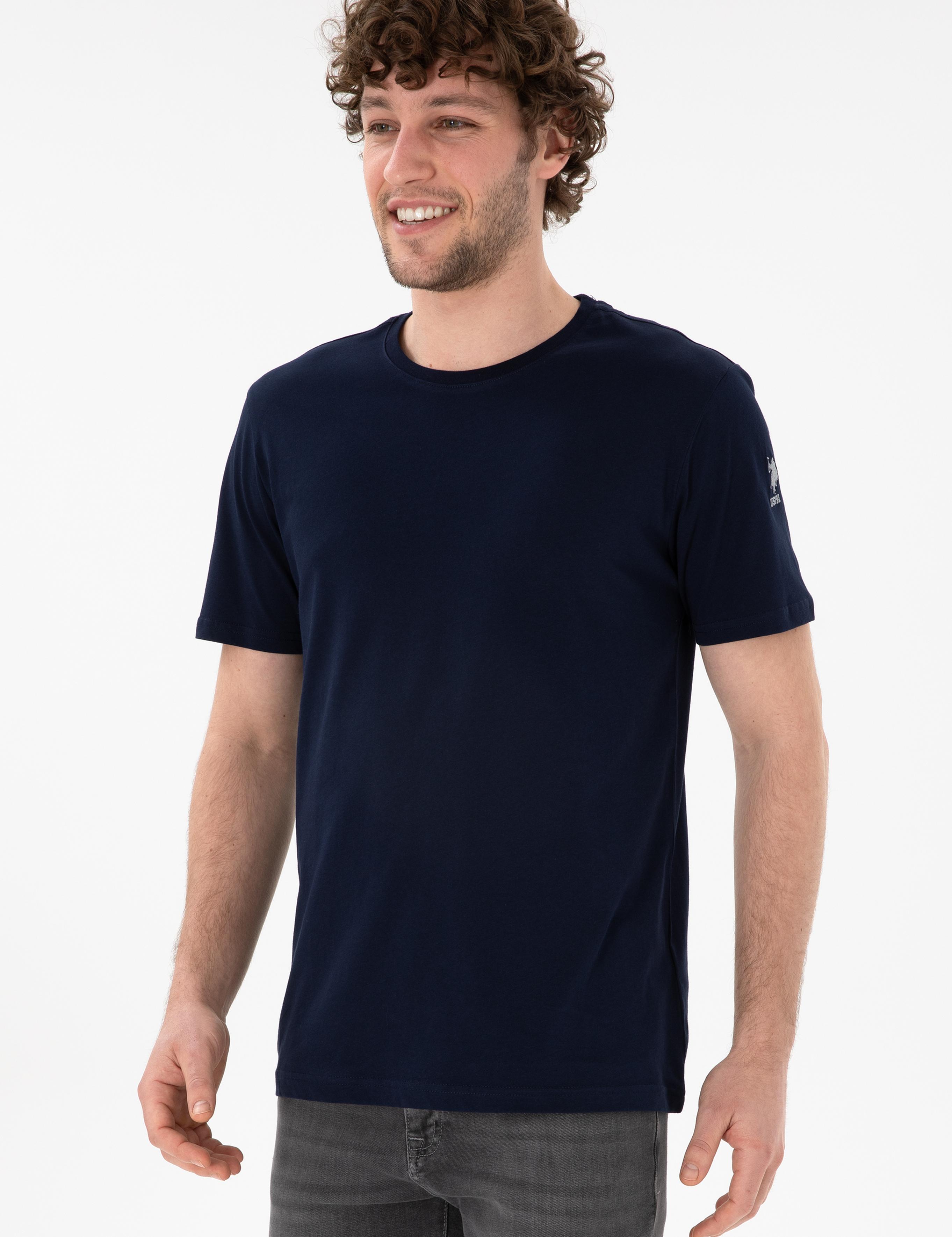 تی شرت یقه گرد آستین کوتاه رگولار یقه گرد مردانه یو اس پولو | U.S. Polo Assn. - تصویر 2