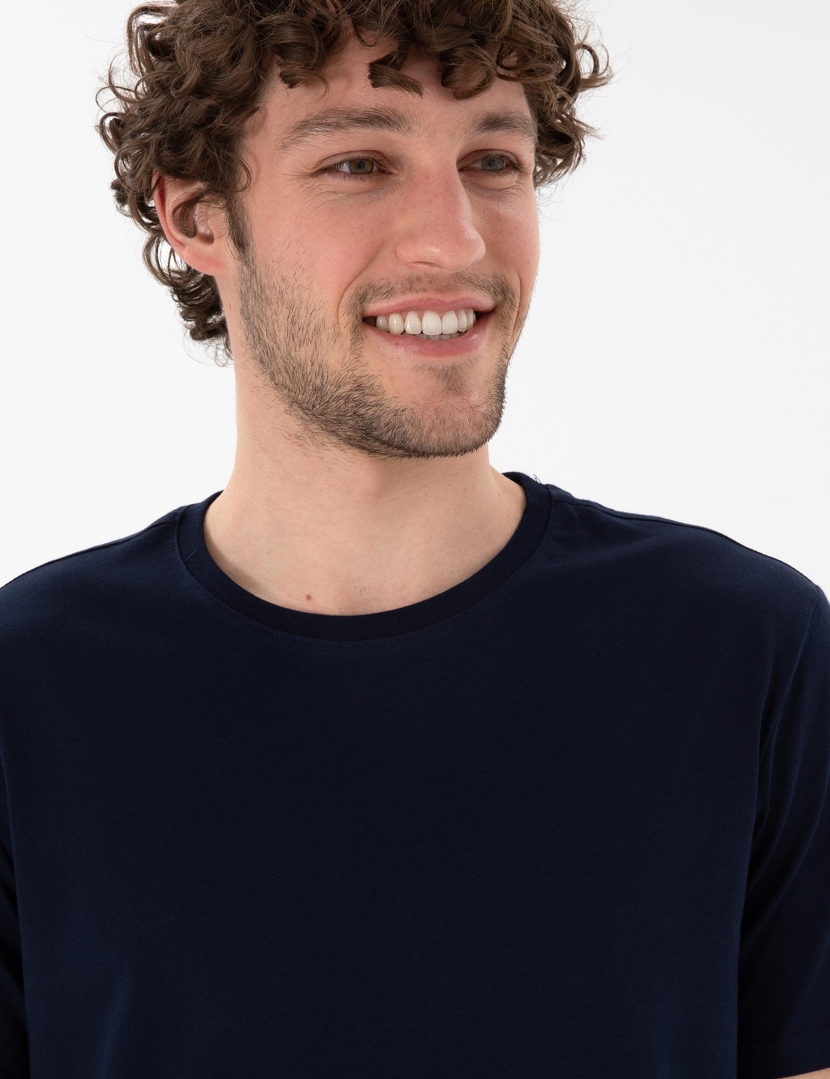 تی شرت یقه گرد آستین کوتاه رگولار یقه گرد مردانه یو اس پولو | U.S. Polo Assn. - تصویر 3