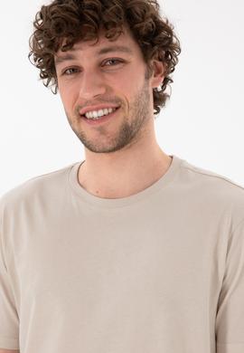 Erkek Regular Fit Bisiklet Yaka Taş Basic Tişört - 50305985051