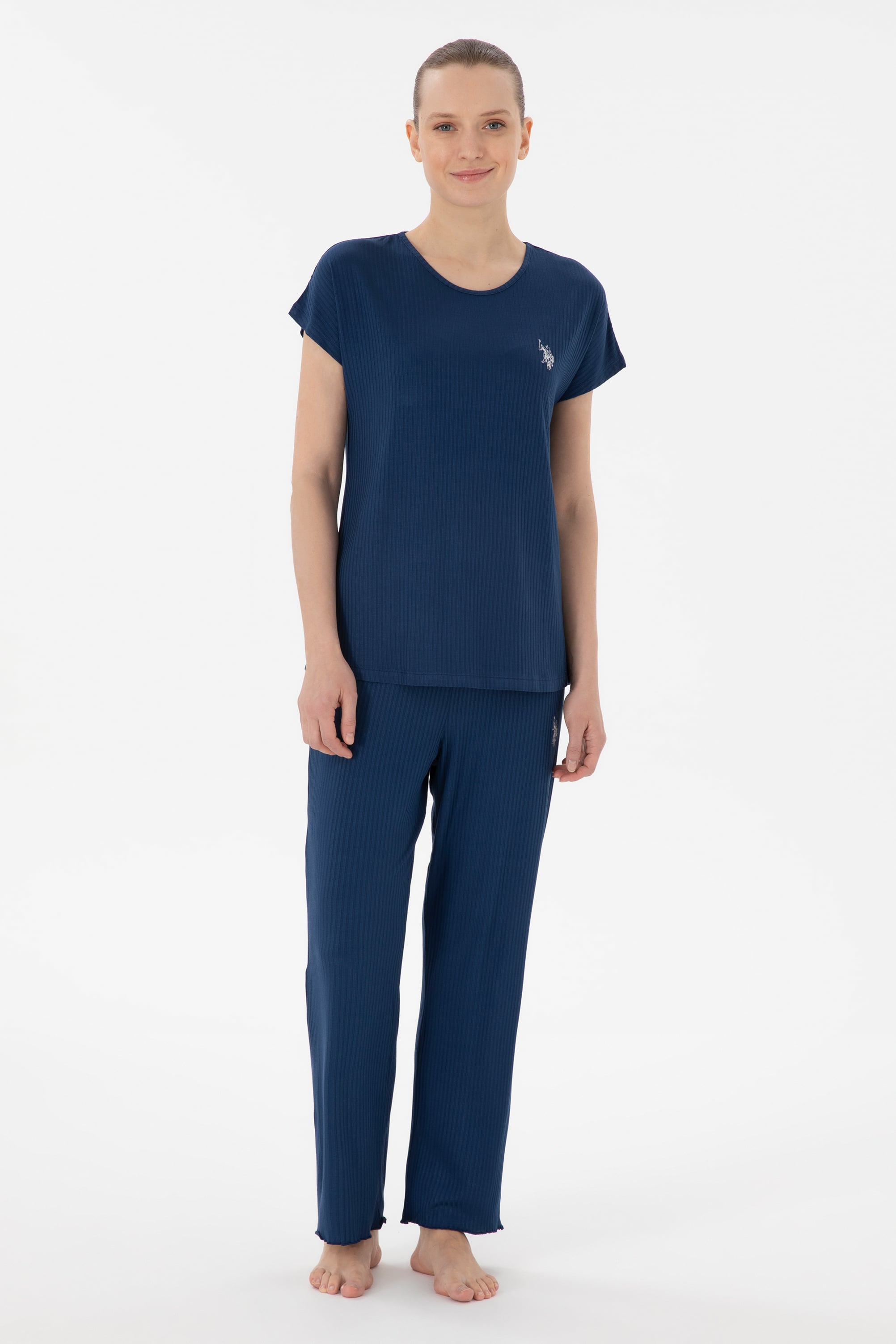 Kadın Lacivert Pijama Takımı