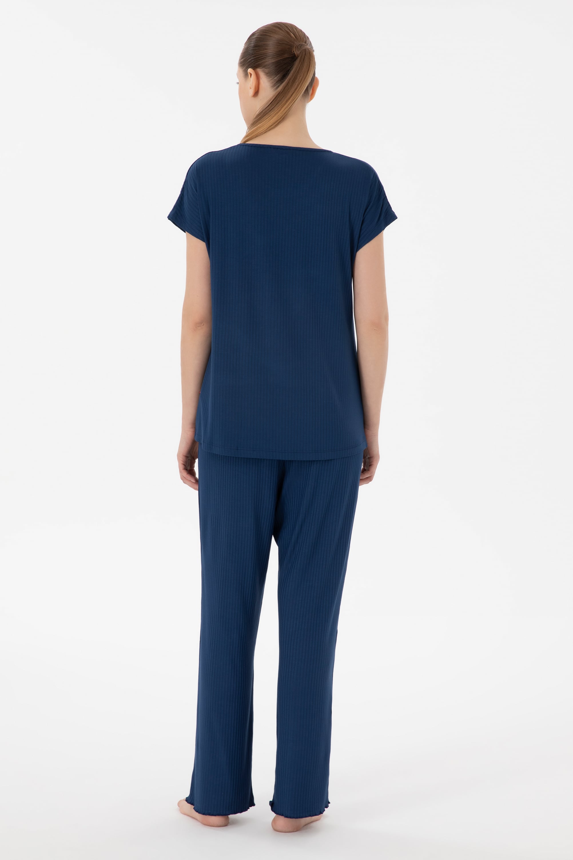 Kadın Lacivert Pijama Takımı - Image 5