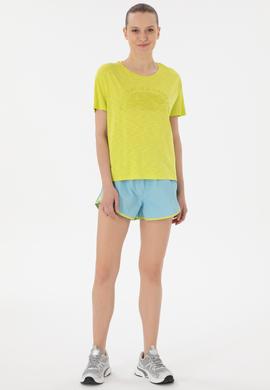 Kadın Fıstık Yeşili Tişört - 50283780014