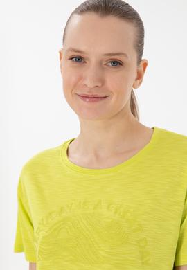 Kadın Fıstık Yeşili Tişört - 50283780014