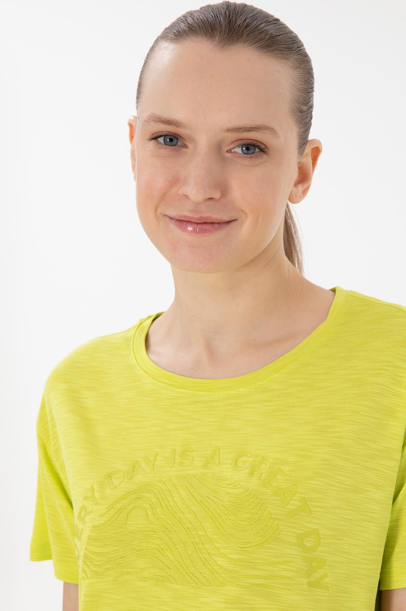 Kadın Fıstık Yeşili Tişört