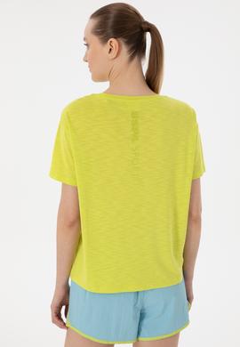 Kadın Fıstık Yeşili Tişört - 50283780014