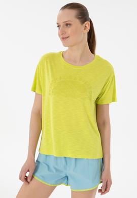 Kadın Fıstık Yeşili Tişört - 50283780014