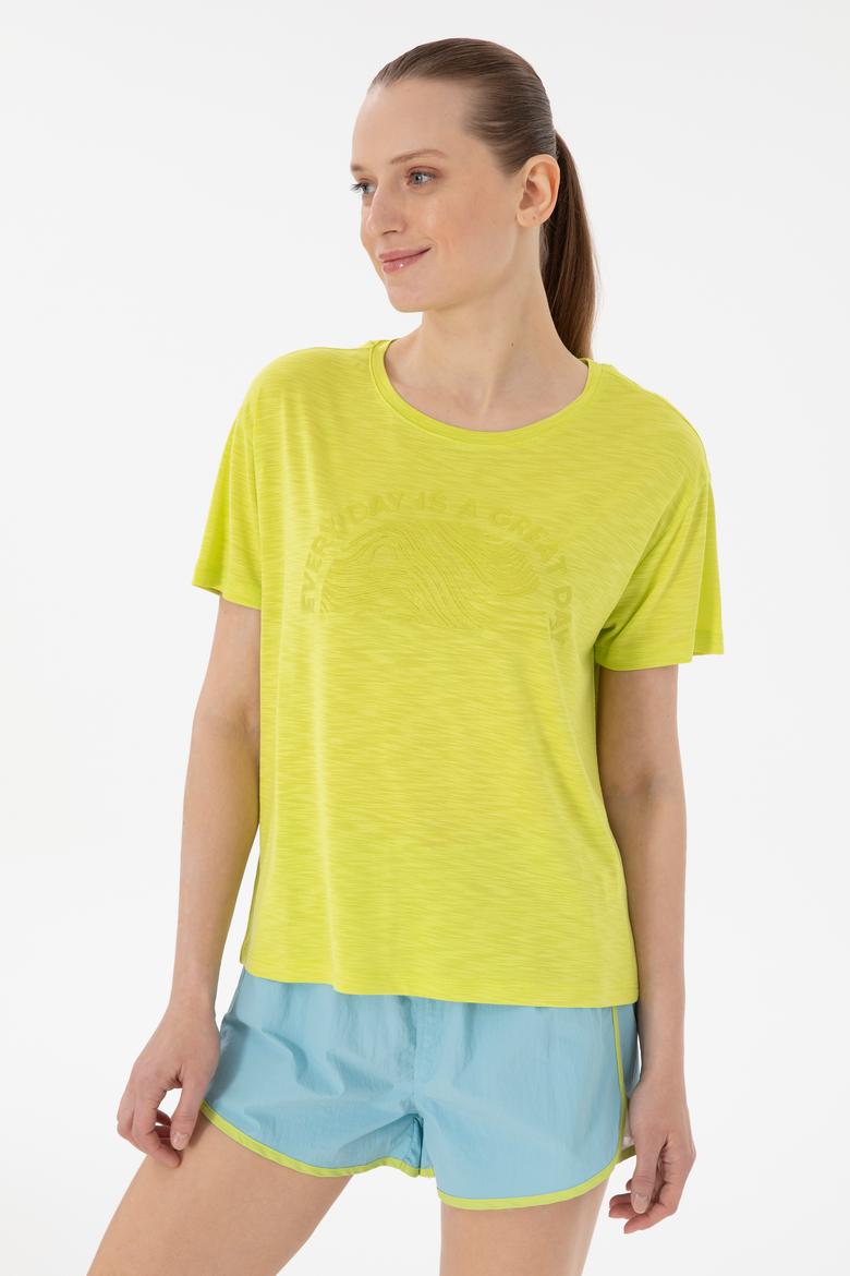 Kadın Fıstık Yeşili Tişört