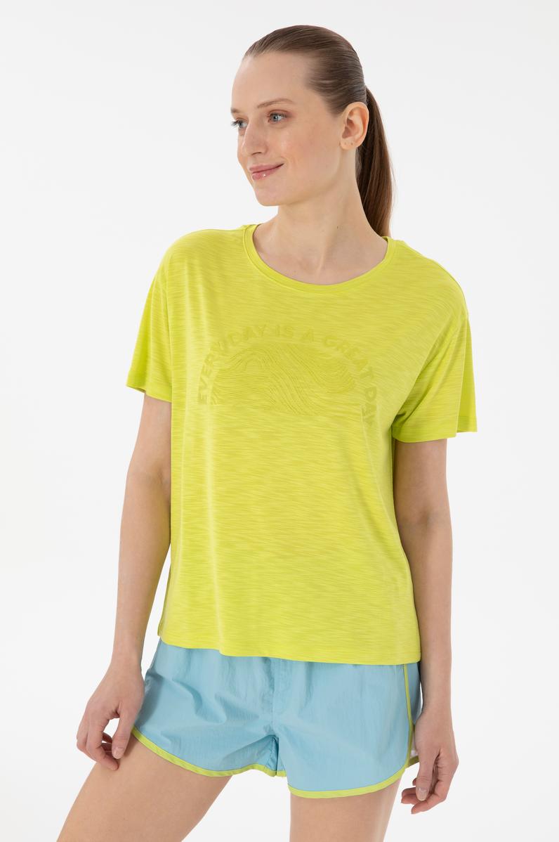 Kadın Fıstık Yeşili Tişört