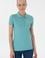 Kadın Mint Basic Polo Yaka Tişört