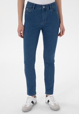 Kadın Mavi Jean Toothpick Fit Pantolon - 50307822001