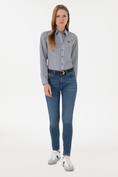 Kadın Açık Mavi Skinny Fit Jean Pantolon