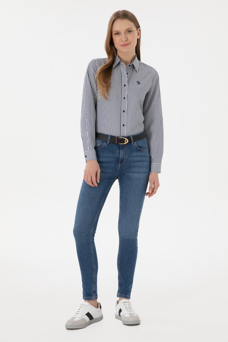 Kadın Açık Mavi Skinny Fit Jean Pantolon