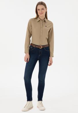 Kadın Mavi Skinny Fit Jean Pantolon