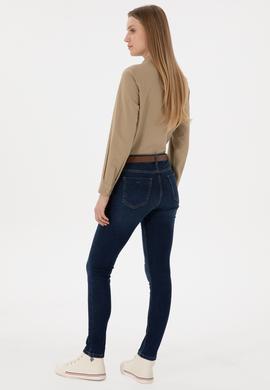 Kadın Mavi Skinny Fit Jean Pantolon - 50266548002