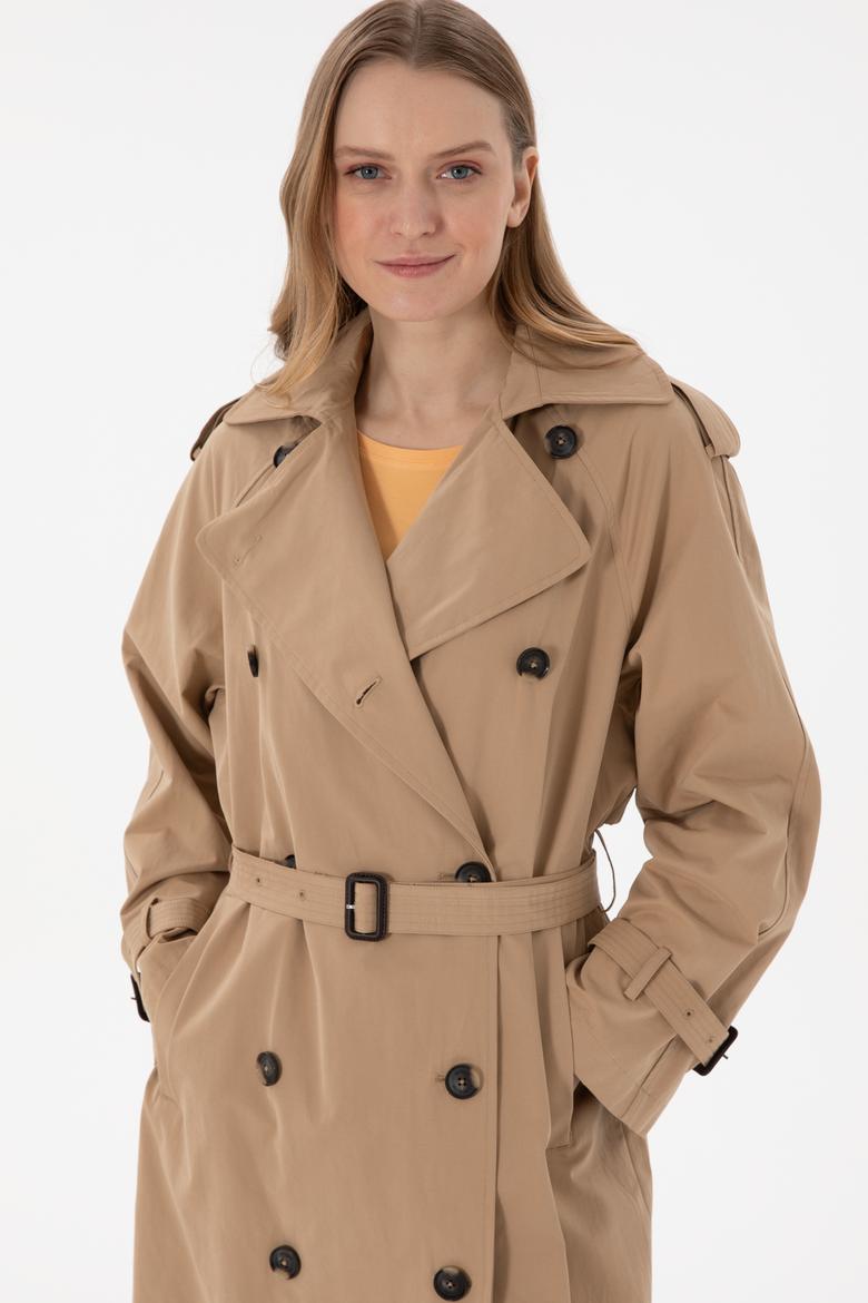 Kadın Camel Trençkot - 50299141004