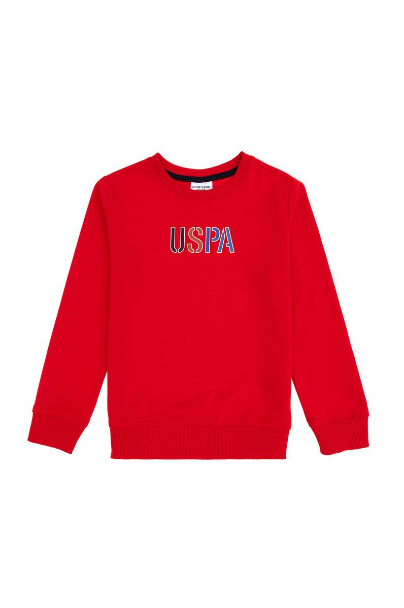 Erkek Çocuk Kırmızı Basic Sweatshirt