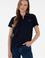 Kadın Lacivert Basic Polo Yaka Tişört