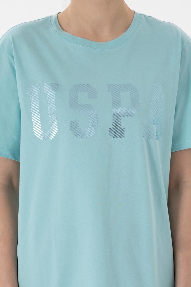 Kadın Aqua Bisiklet Yaka Basic Tişört - 50300850001