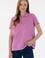 Kadın Pembe Basic Polo Yaka Tişört