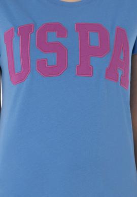 Kadın Koyu Mavi Bisiklet Yaka Basic Tişört - 50280036149