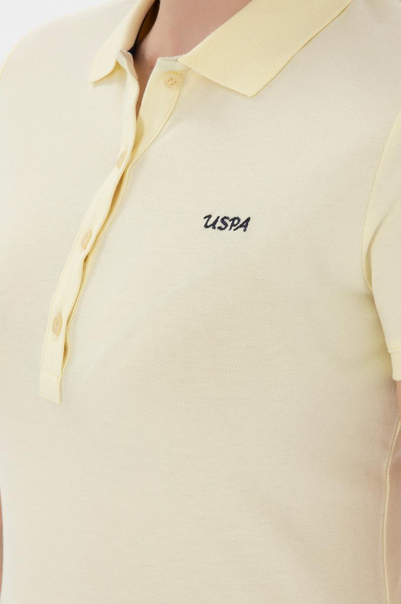 Kadın Limon Basic Polo Yaka Tişört