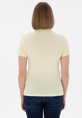 Kadın Limon Basic Polo Yaka Tişört - 50305764202