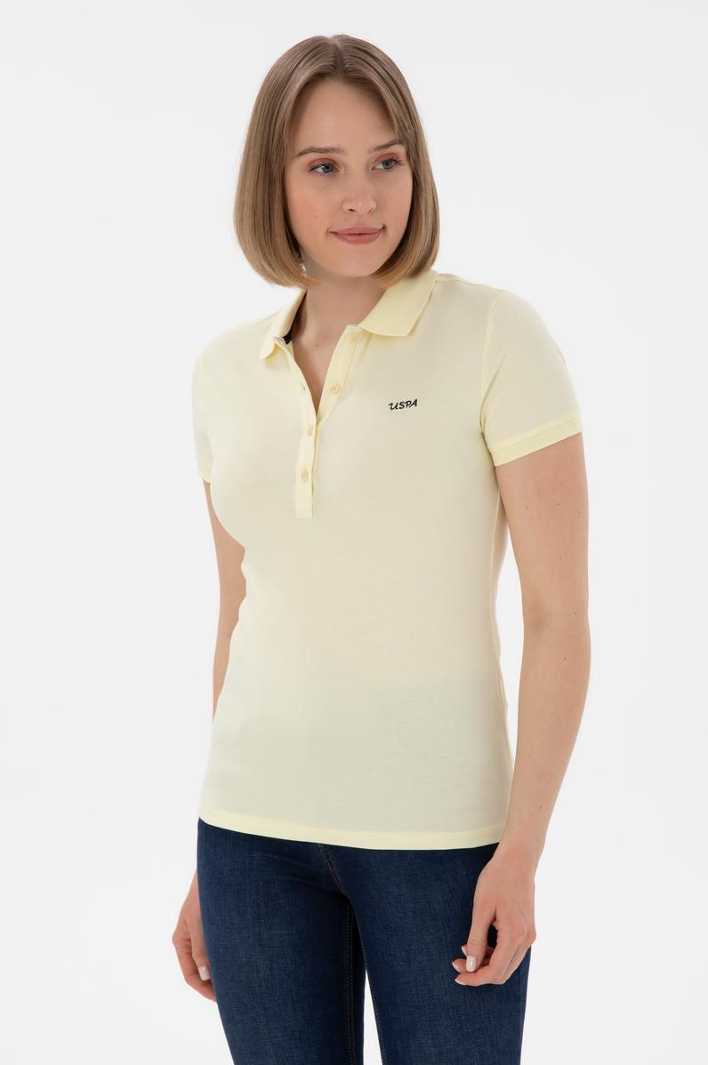 Kadın Limon Basic Polo Yaka Tişört