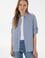 Kadın Mavi Uzun Kollu Tunik Gömlek