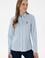 Kadın Açık Mavi Uzun Kollu Basic Gömlek