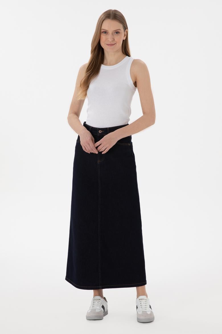 Kadın Beyaz Kolsuz Bisiklet Yaka Basic Tişört - 50300904012