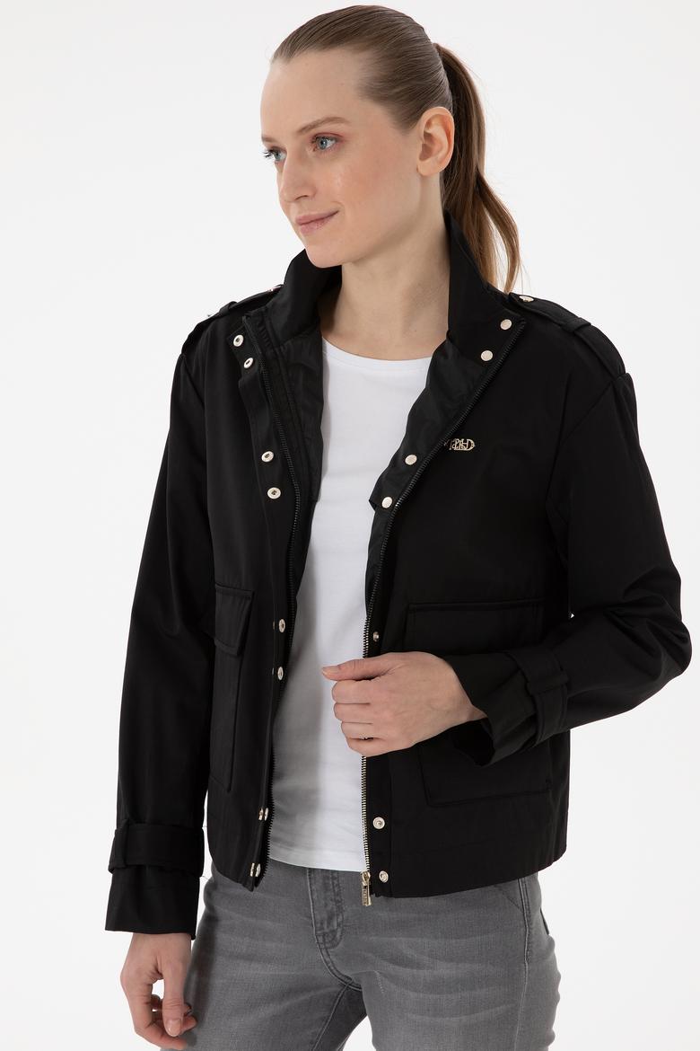 Kadın Siyah Mont - 50299152009