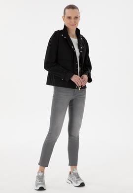 Kadın Siyah Mont - 50299152009