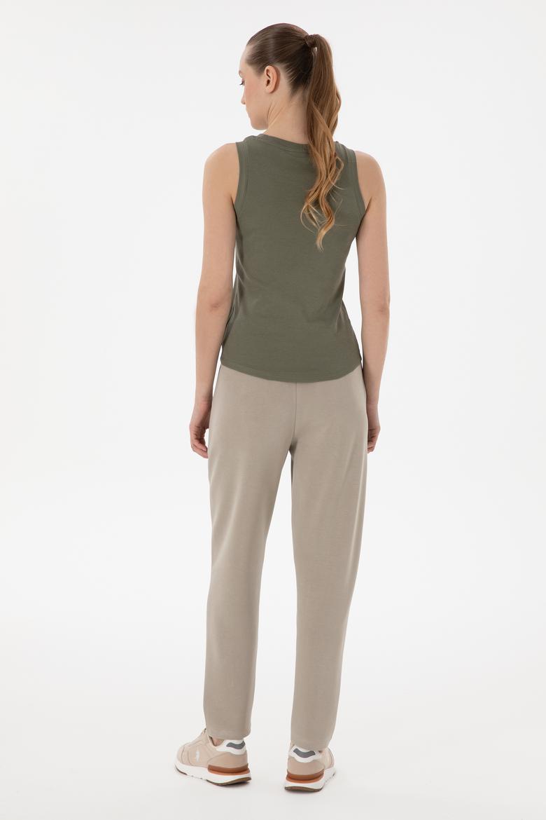 Kadın Açık Haki Modal Karışımlı Eşofman Altı - 50306491014