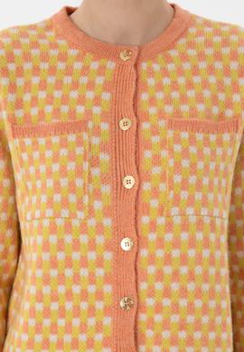 Kadın Somon Triko Hırka - 50293038015