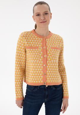 Kadın Somon Triko Hırka - 50293038015