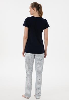Kadın Lacivert Pijama Takımı - 50312909004