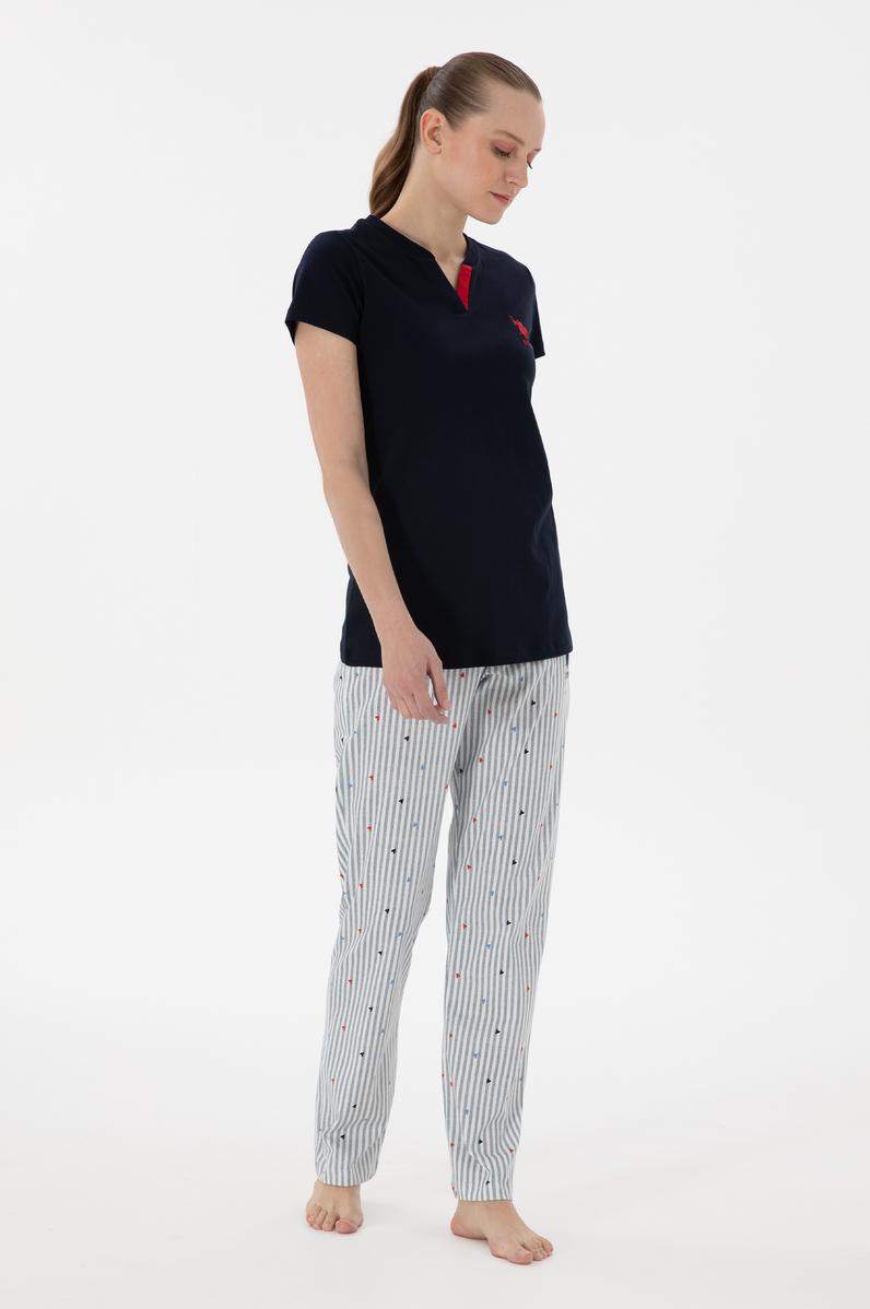 Kadın Lacivert Pijama Takımı