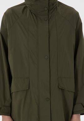 Kadın Koyu Haki Trençkot - 50299143003