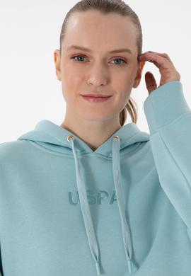 Kadın Su Yeşili Sweatshirt - 50292370042