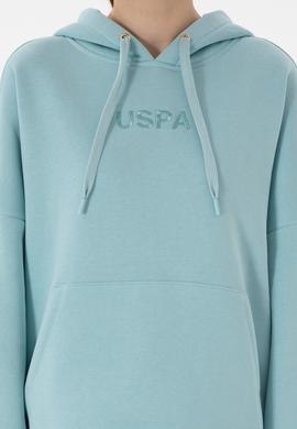 Kadın Su Yeşili Sweatshirt - 50292370042