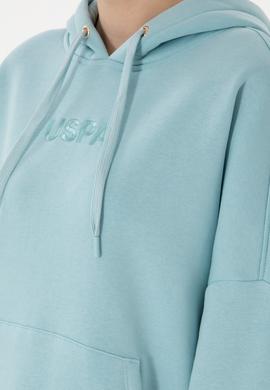 Kadın Su Yeşili Sweatshirt - 50292370042