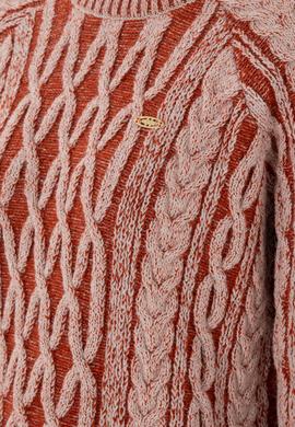 Kadın Krem Bisiklet Yaka Kazak - 50293048014