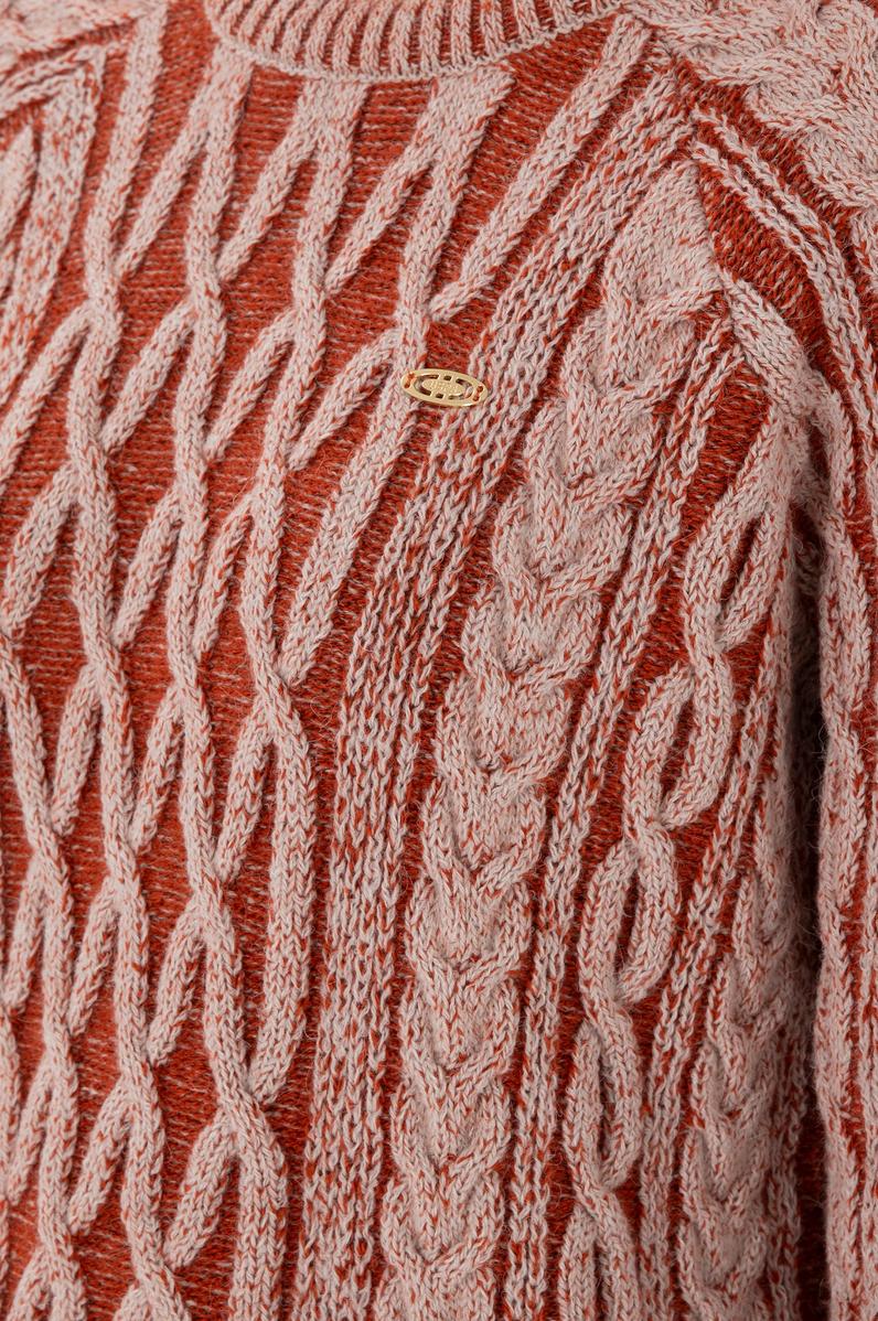 Kadın Krem Bisiklet Yaka Kazak