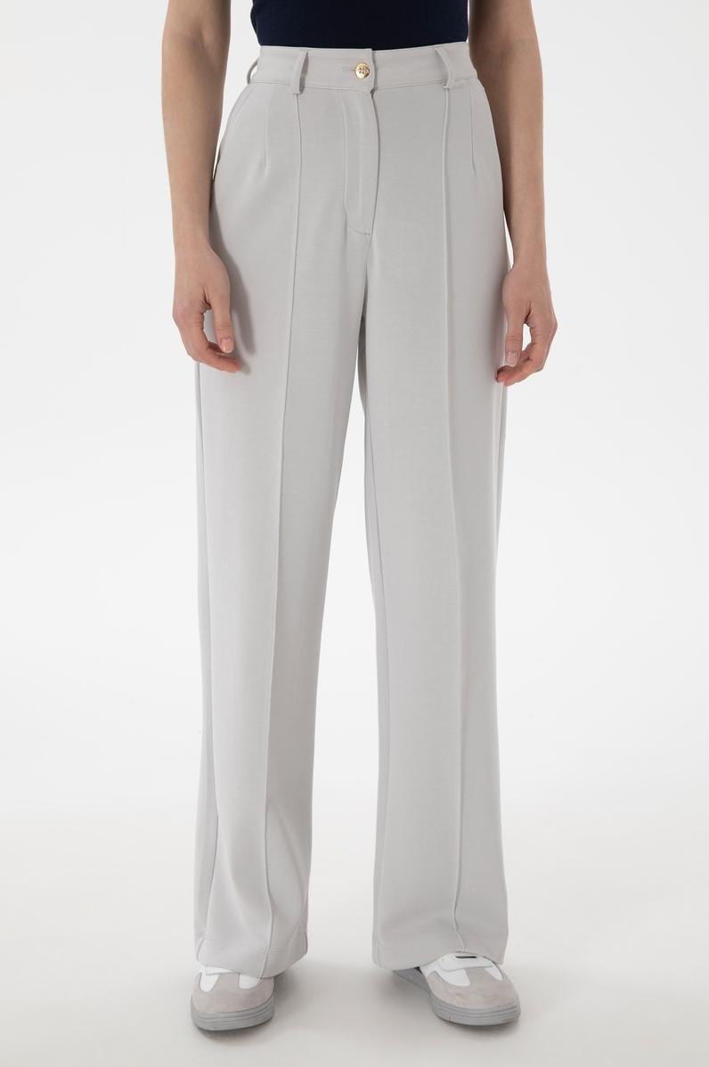 Kadın Taş Modal Karışımlı Loose Fit Örme Pantolon