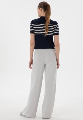 Kadın Taş Modal Karışımlı Loose Fit Örme Pantolon - 50300762024
