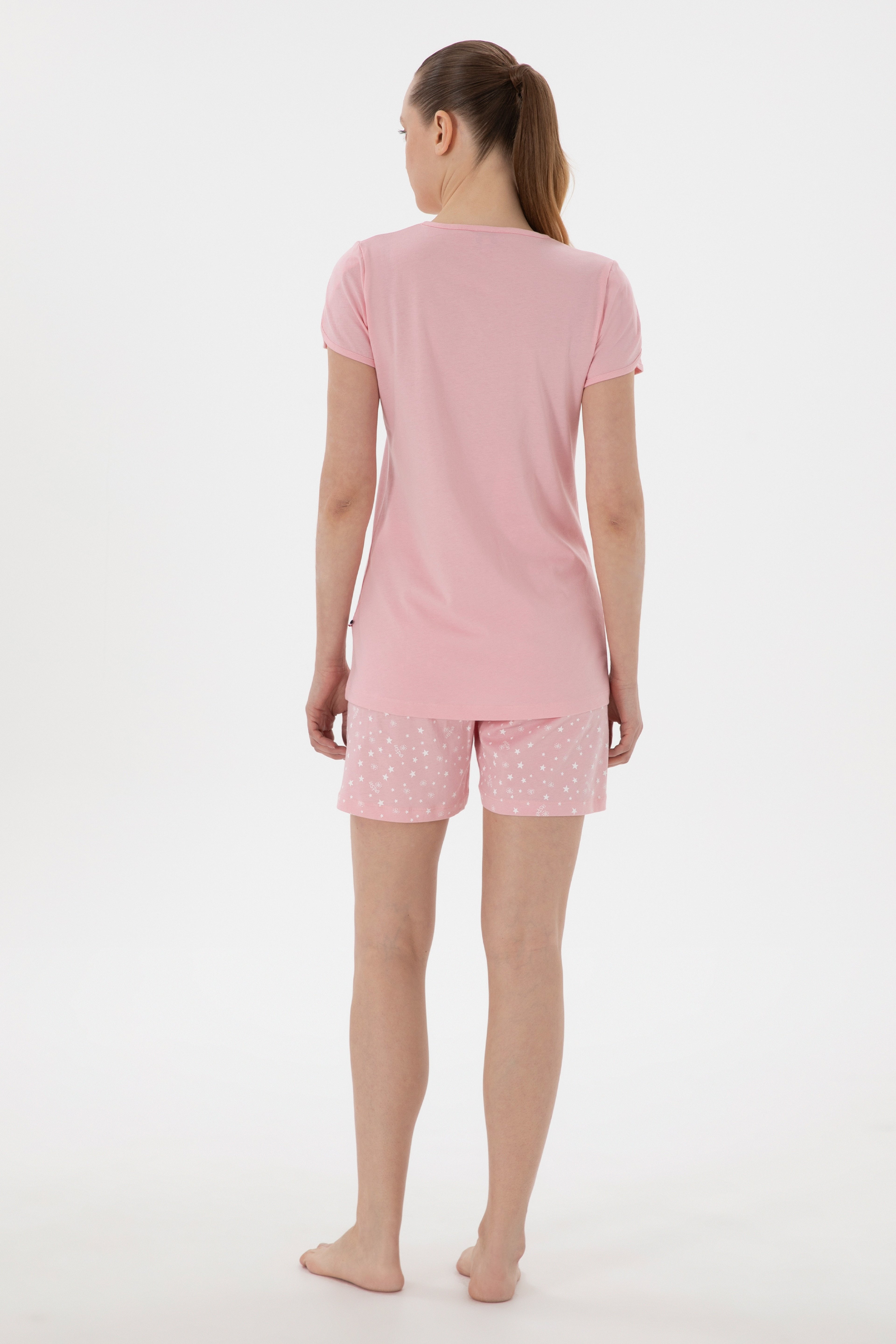 Kadın Pembe Pijama Takımı