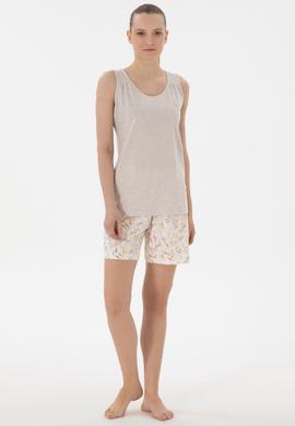 Kadın Bej Pijama Takımı - 50312914005